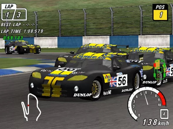 Le Mans 24 Hours - PS1 spill - Retrospillkongen