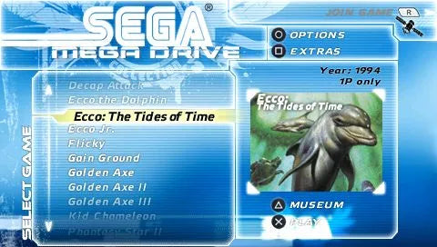 SEGA Mega Drive Collection - PSP spill - Retrospillkongen