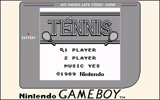 Tennis - Gameboy spill