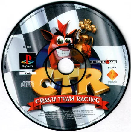 CTR Crash Team Racing - PS1 spill - Retrospillkongen
