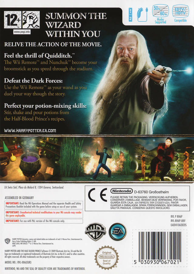 Harry Potter and the Half-Blood Prince - Wii spill - Retrospillkongen
