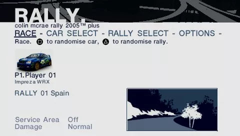 Colin McRae Rally 2005 Plus - PSP spill