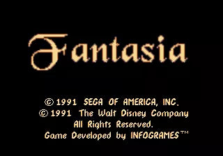 Fantasia - SEGA Mega Drive spill