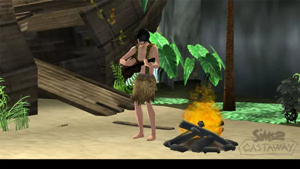 Renovert The Sims 2: Castaway - PSP spill - Retrospillkongen