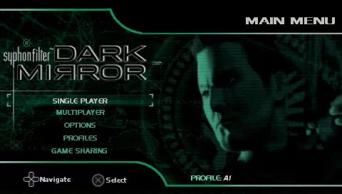 Syphon Filter: Dark Mirror - PSP spill