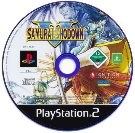 Samurai Shodown V - PS2 spill - Retrospillkongen