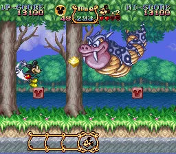 The Magical Quest starring Mickey Mouse - SNES spill
