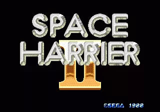 Space Harrier II - SEGA Mega Drive spill - Retrospillkongen