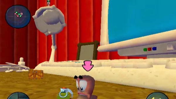Renovert Worms 3D - PS2 Spill - Retrospillkongen
