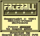 Faceball 2000 - Gameboy spill