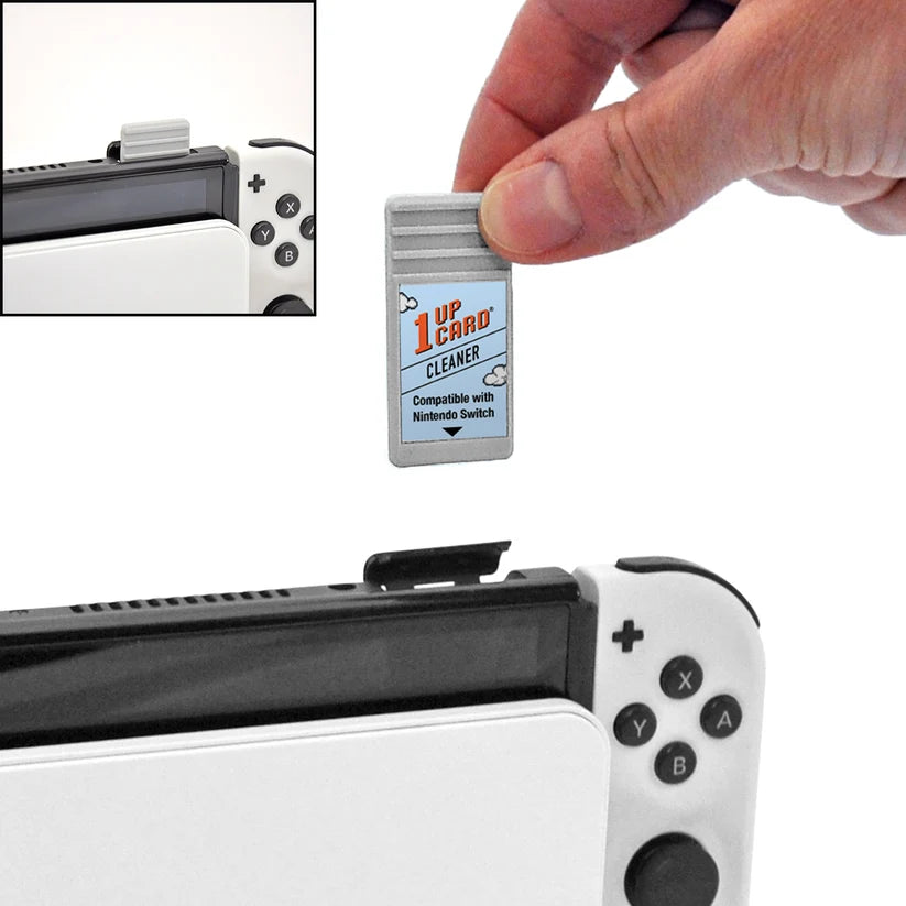 1UPcard Konsollrens til Nintendo Switch og Switch 2 (4-pakning) - Retrospillkongen