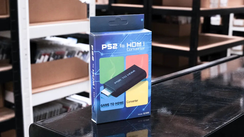 Mini PS2 til HDMI Omformer Adapter - Retrospillkongen