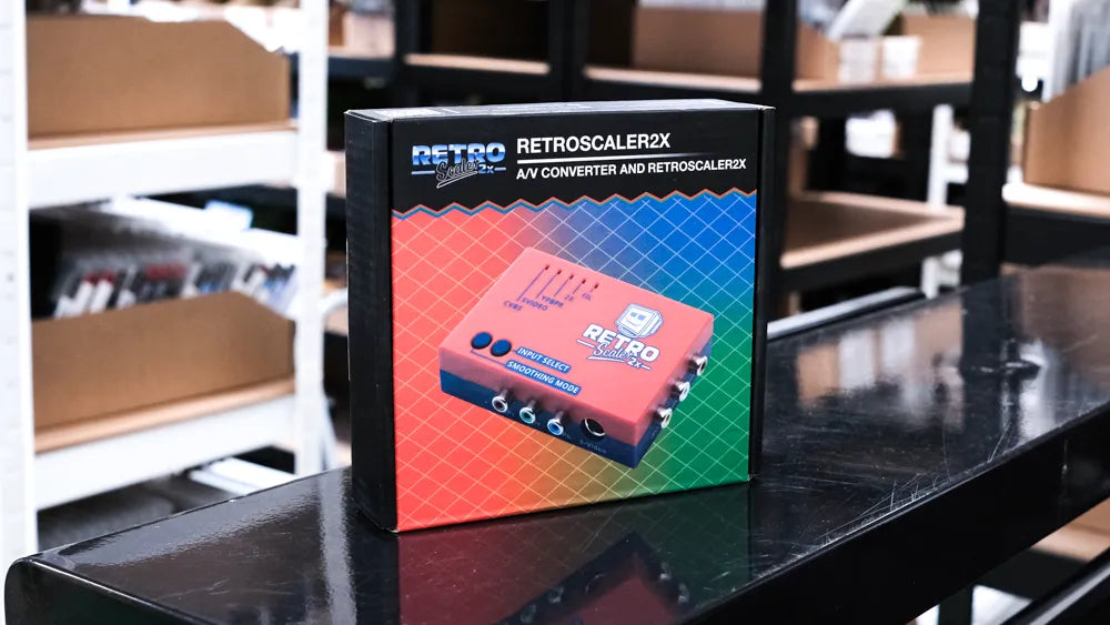 RetroScaler 2x A/V til HDMI Kompatibel Omformer & Line-doubler - Retrospillkongen