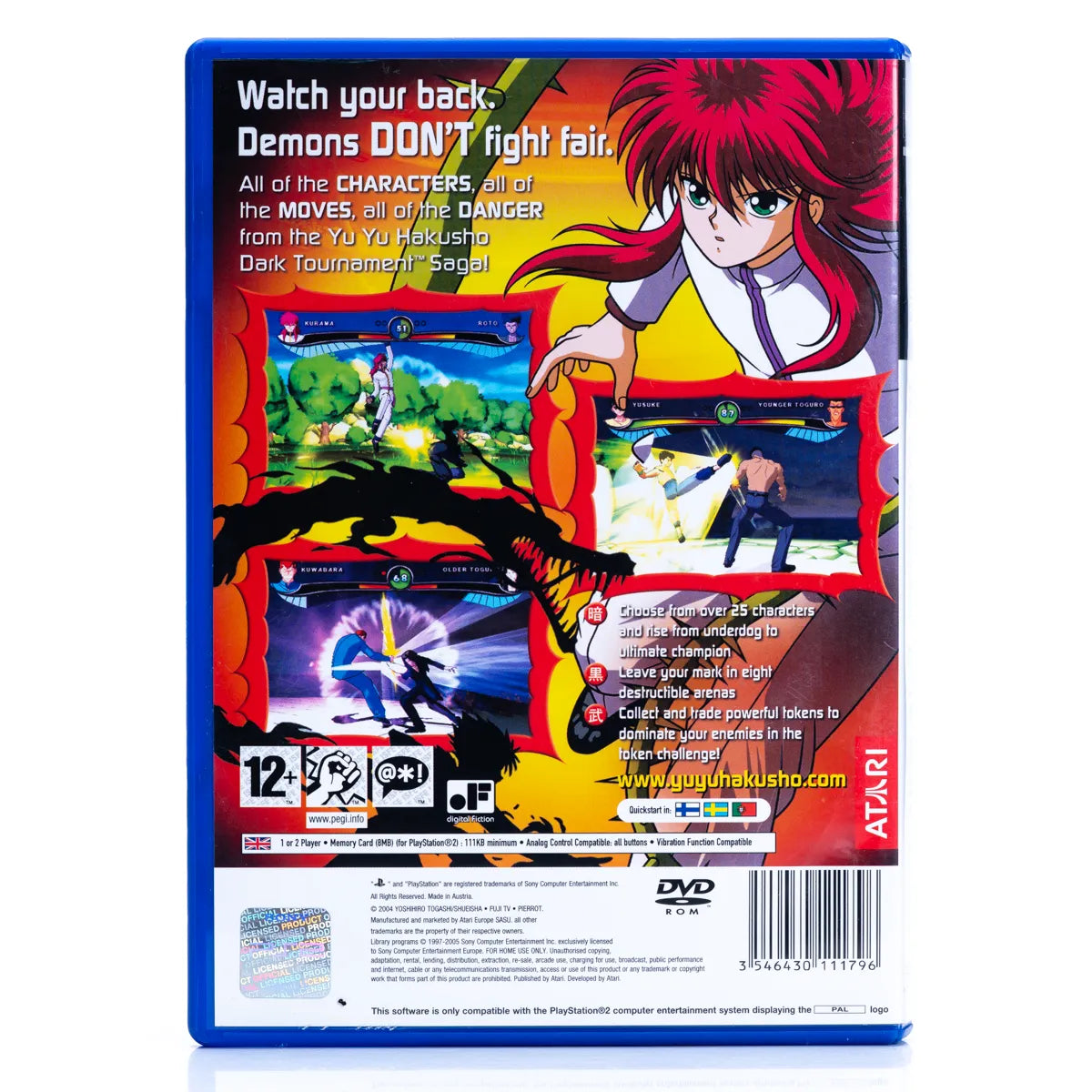 Yu Yu Hakusho: Ghost Files - Dark Tournament - PS2 Spill - Retrospillkongen