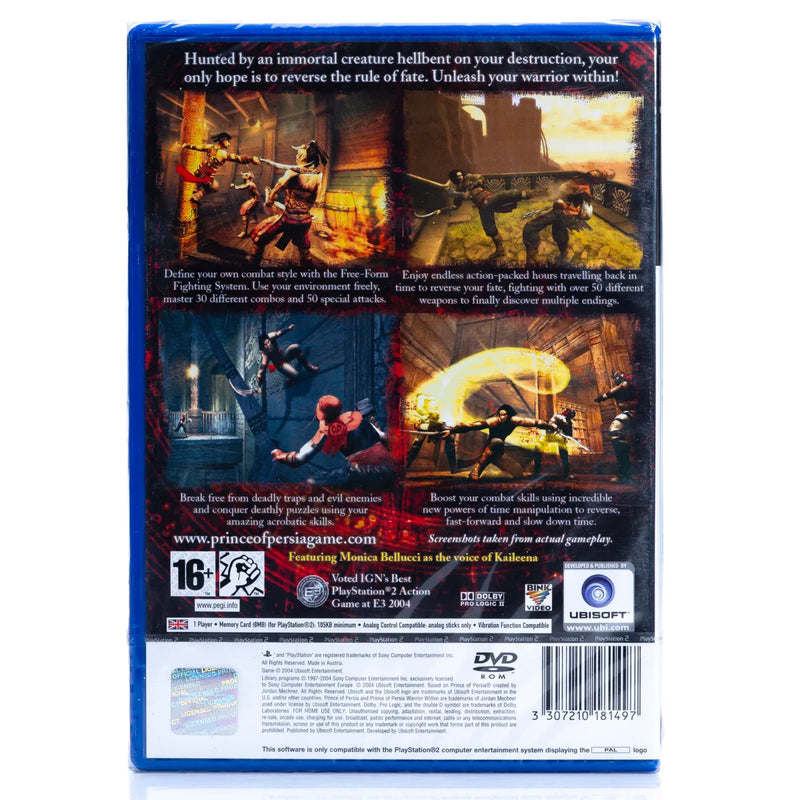 Prince of Persia: Warrior Within - PS2 Spill (Forseglet)