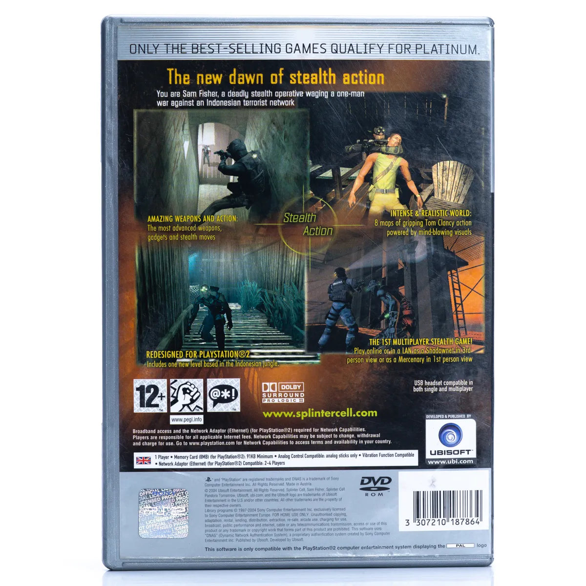 Tom Clancy's Splinter Cell: Pandora Tomorrow - PS2 spill - Retrospillkongen