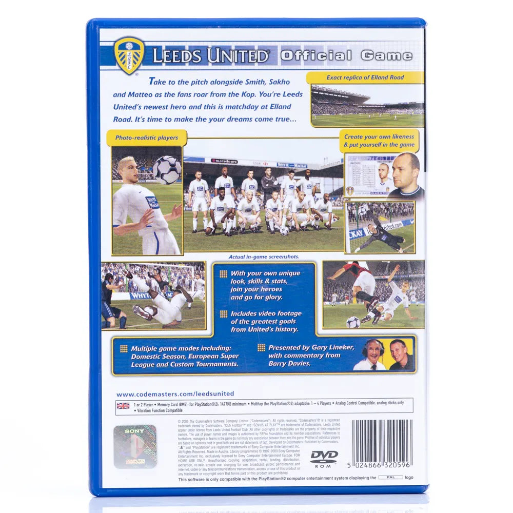 Leeds United: Club Football 2003/04 Season - PS2 spill - Retrospillkongen