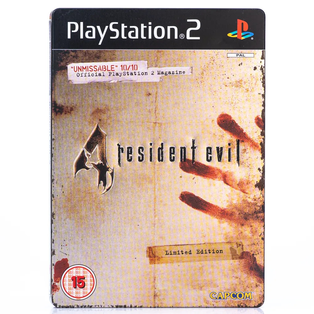 Resident Evil 4 Limited Edition Steelbook - PS2 spill - Retrospillkongen