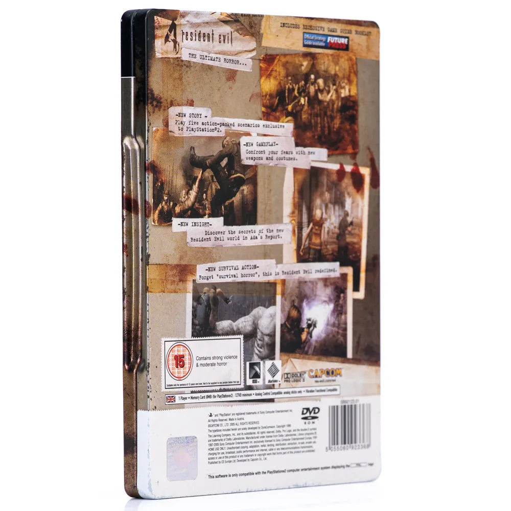 Resident Evil 4 Limited Edition Steelbook - PS2 spill - Retrospillkongen