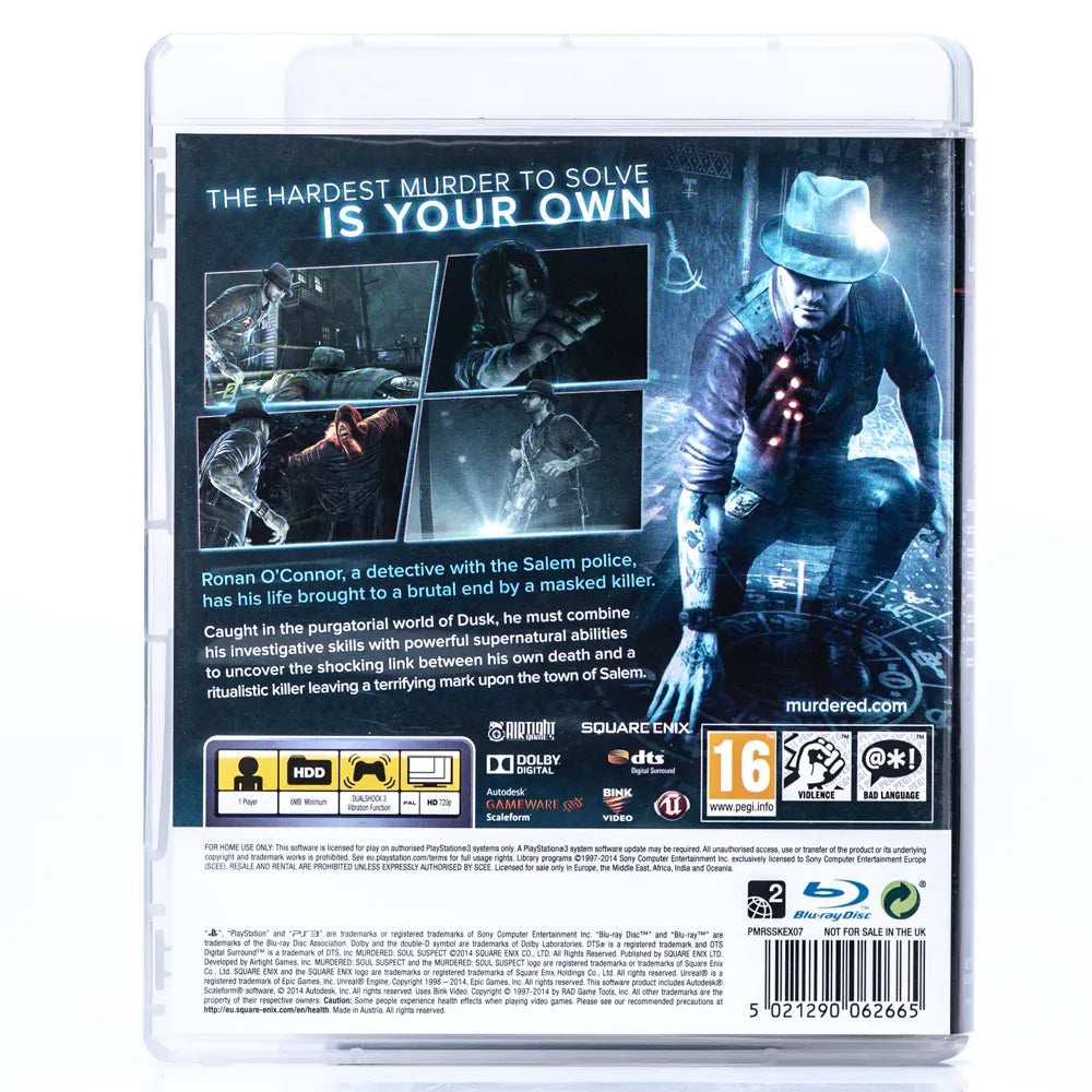 Murdered: Soul Suspect - PS3 spill - Retrospillkongen