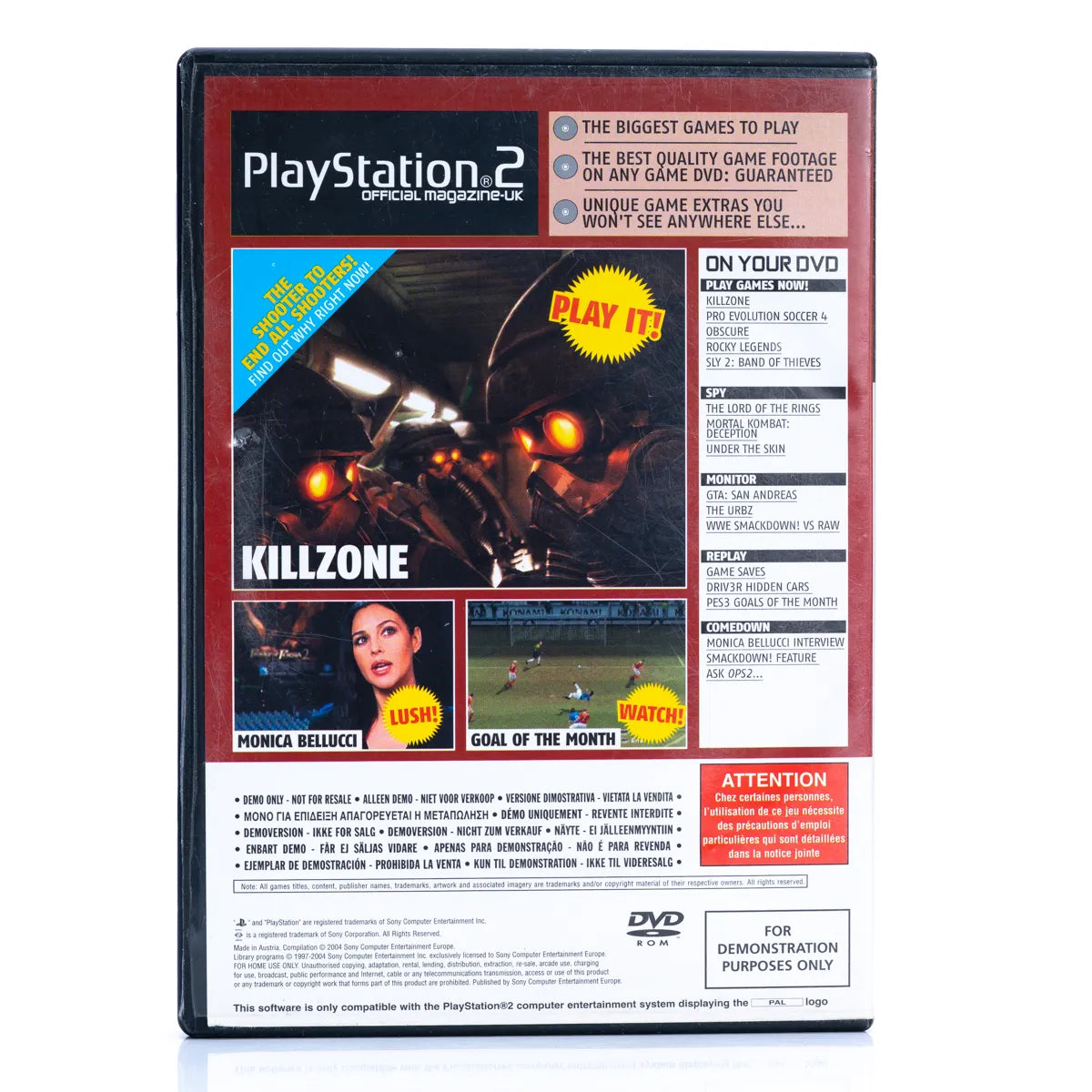 PlayStation 2 Official Magazine UK - Demo Disc 52 - PS2 spill - Retrospillkongen
