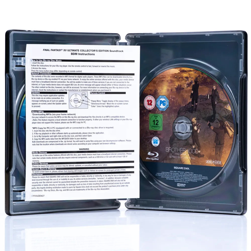 Final Fantasy XV Ultimate Collector's Edition Special Soundtrack - (Steelbook) - Retrospillkongen