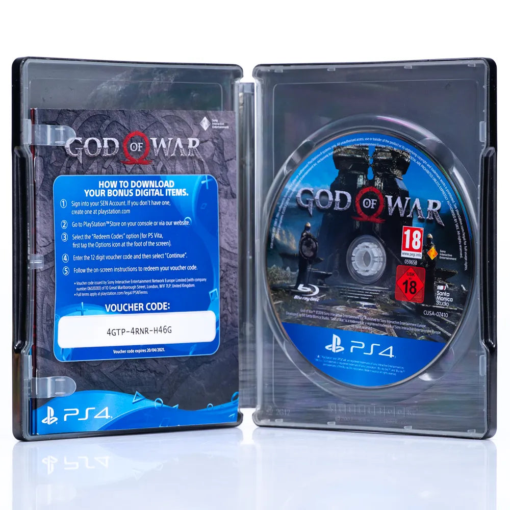 God of War - PS4 Spill (Steelbook) - Retrospillkongen