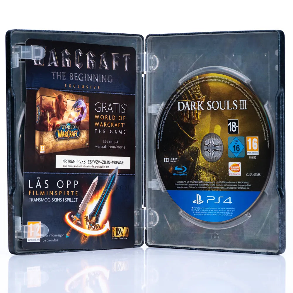 Dark Souls III (Apocalypse Edition) - PS4 Spill (Steelbook) - Retrospillkongen