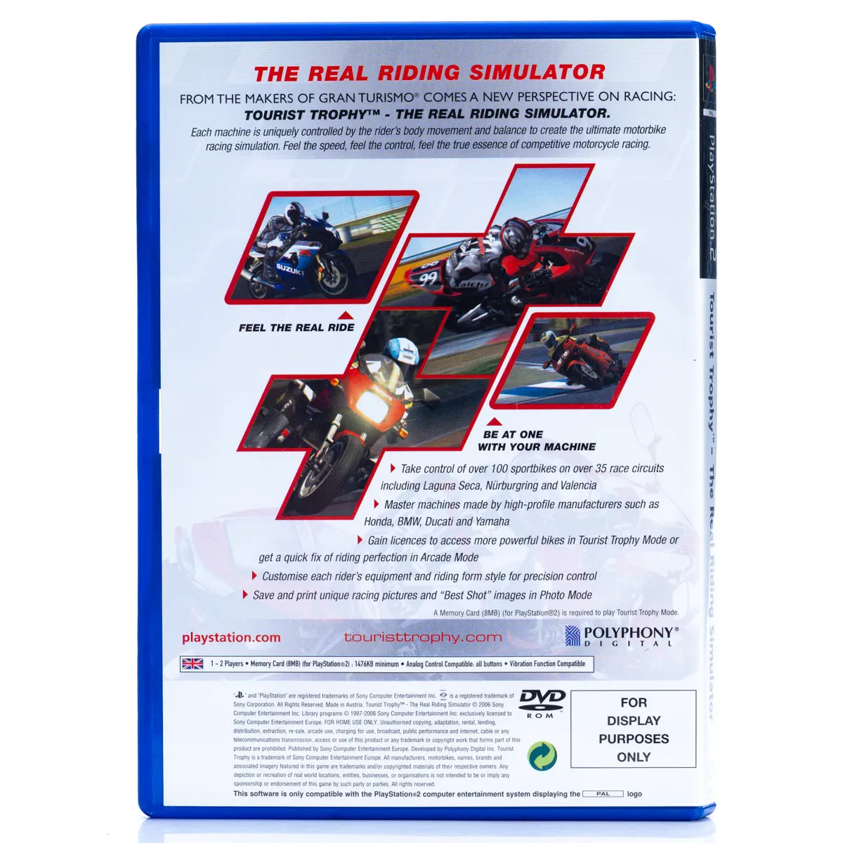 Tourist Trophy: The Real Riding Simulator - PS2 spill - Retrospillkongen