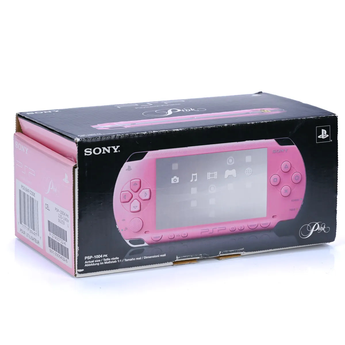 Sony PSP 1000 Håndholdt Konsoll Pakke Rosa (i Eske) - Retrospillkongen