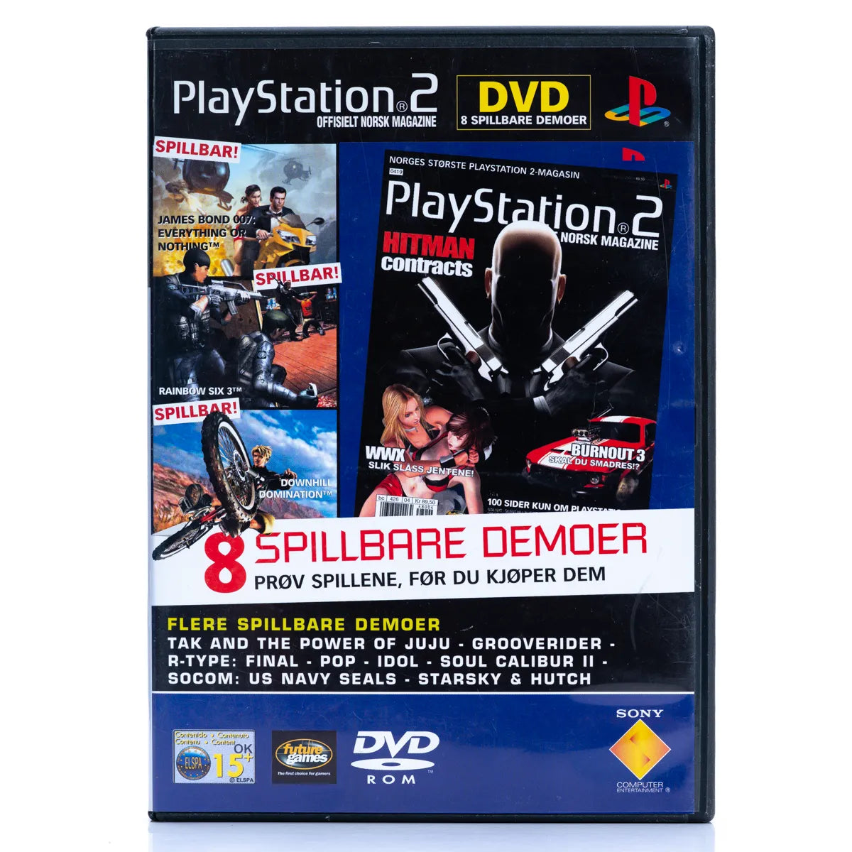 PlayStation 2 Offisielt Norsk Magazine - Demo DVD 04 - PS2 spill - Retrospillkongen