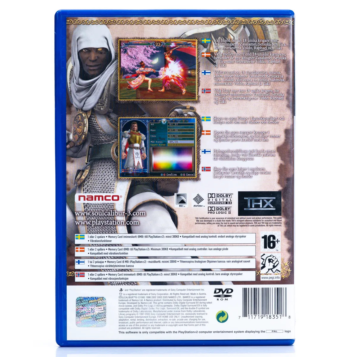 Soul Calibur III - PS2 spill - Retrospillkongen