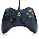 Original Microsoft Svart Kablet Kontroller for Xbox 360