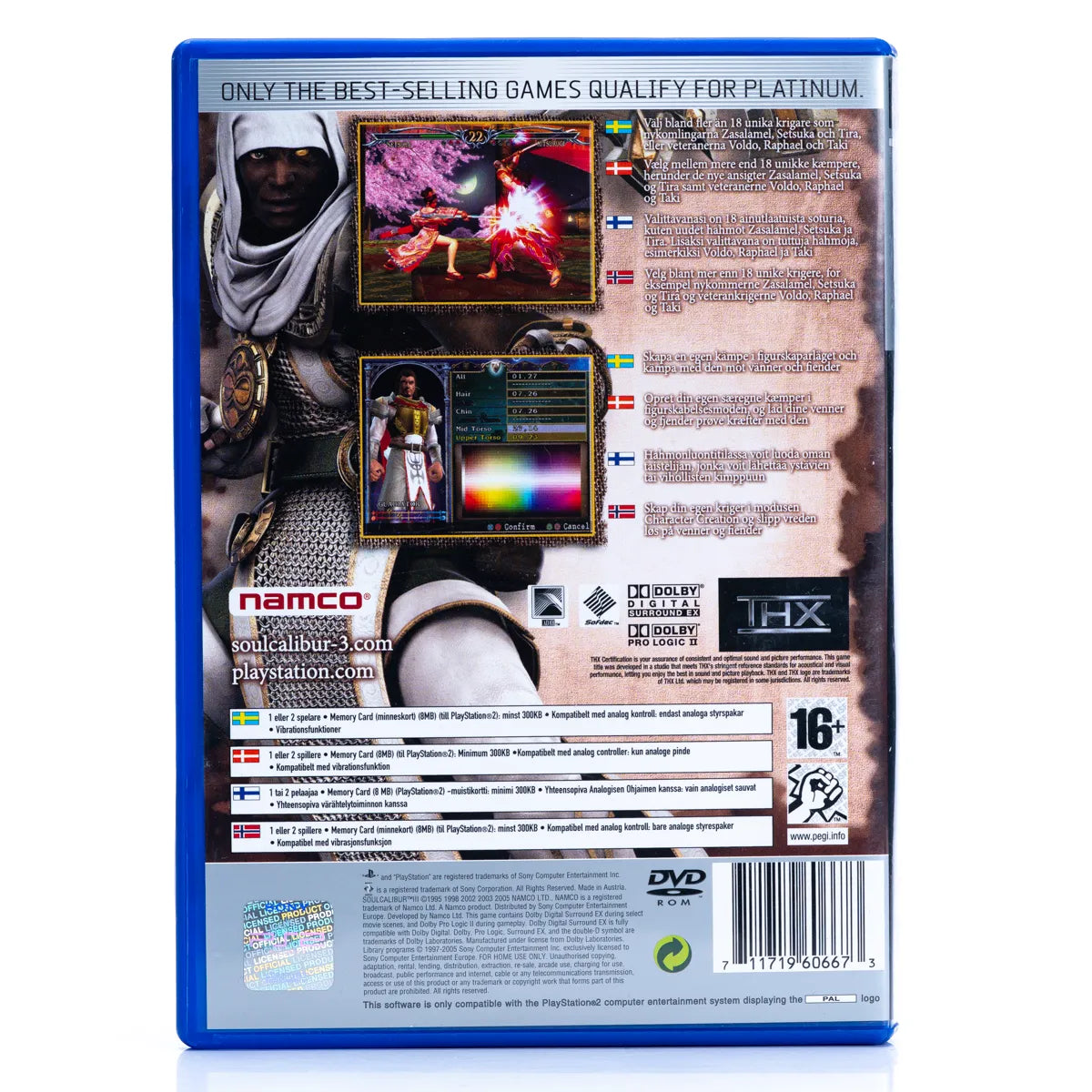 Soul Calibur III - PS2 spill - Retrospillkongen