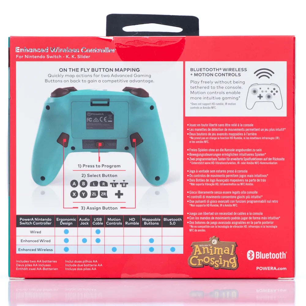 PowerA Animal Crossing K.K Slider Trådløs Kontroller - Switch (Forseglet i Eske) - Retrospillkongen
