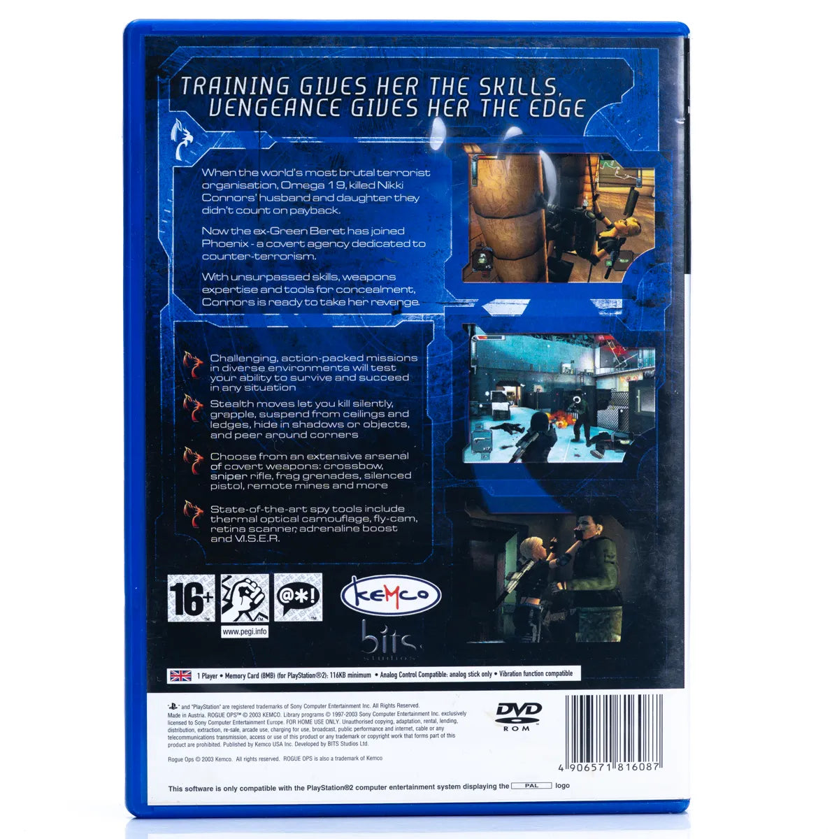 Rogue Ops - PS2 spill - Retrospillkongen