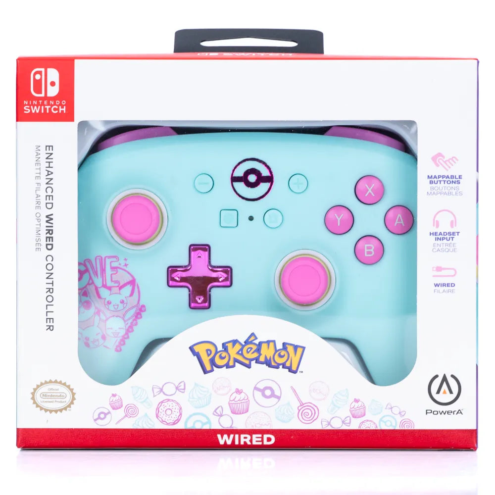 PowerA Pokemon Enhanced Wired Kontroller - Switch (Forseglet i Eske) - Retrospillkongen