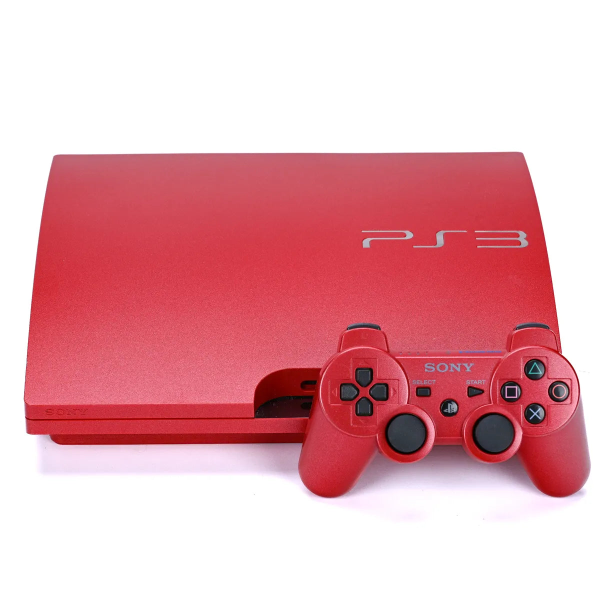 Sony PlayStation 3 Slim Limited Edition Scarlet Red - 320GB - Konsoll Pakke - PS3 - Retrospillkongen