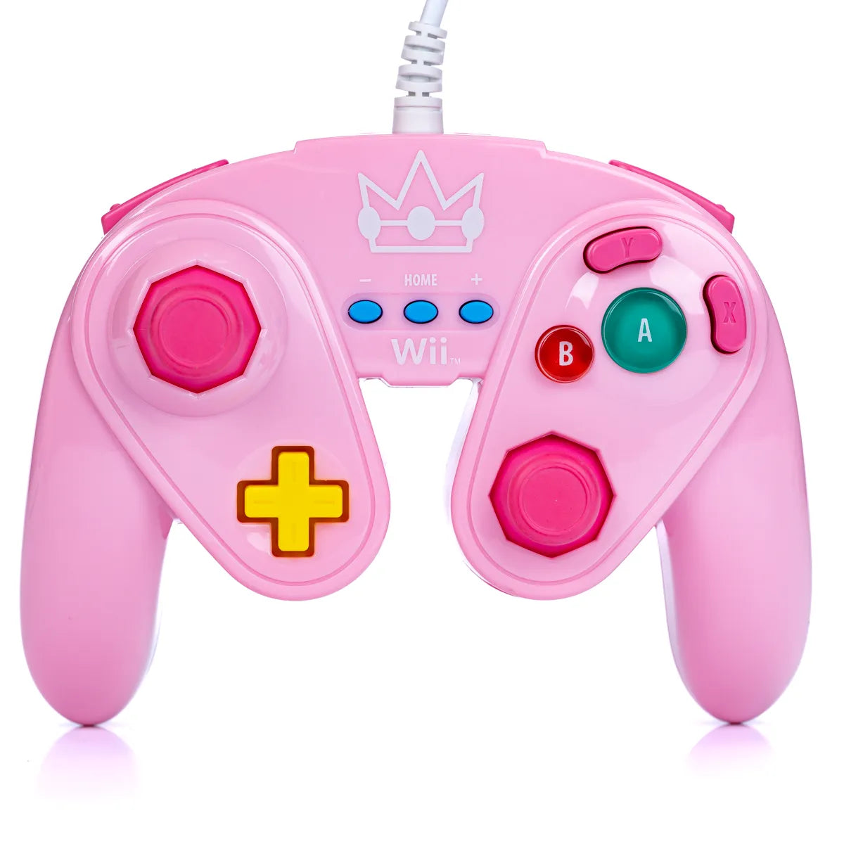 PDP Rosa Princess Peach Kontroller for Nintendo Wii og WiiU - Retrospillkongen