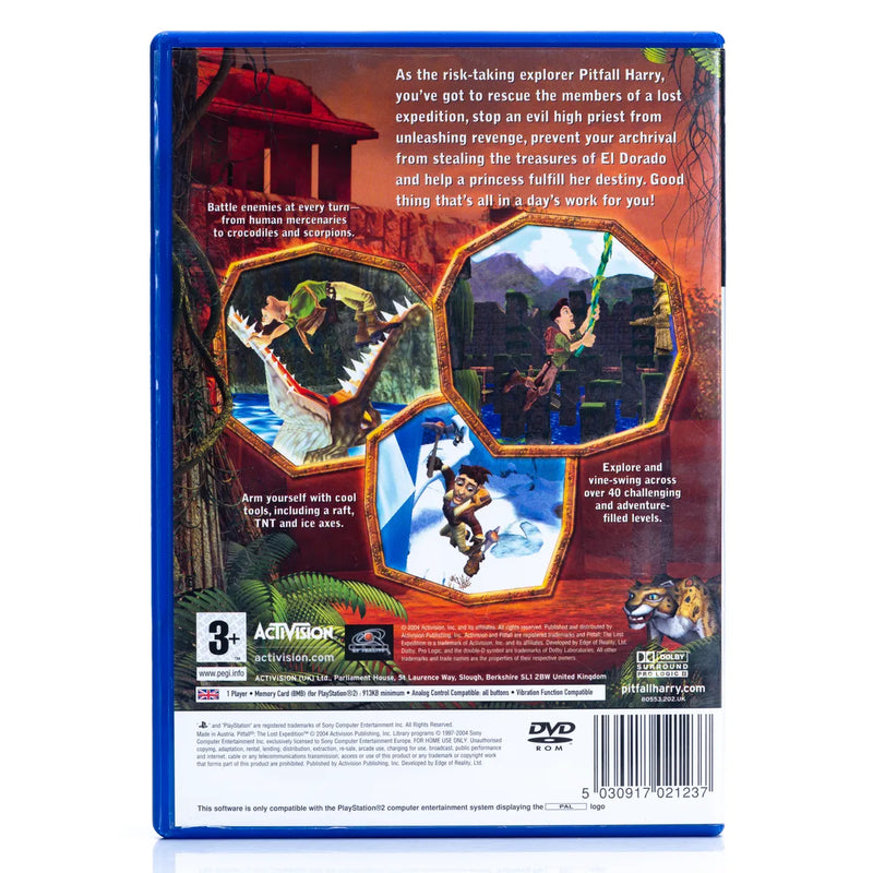 Pitfall: The Lost Expedition - PS2 spill