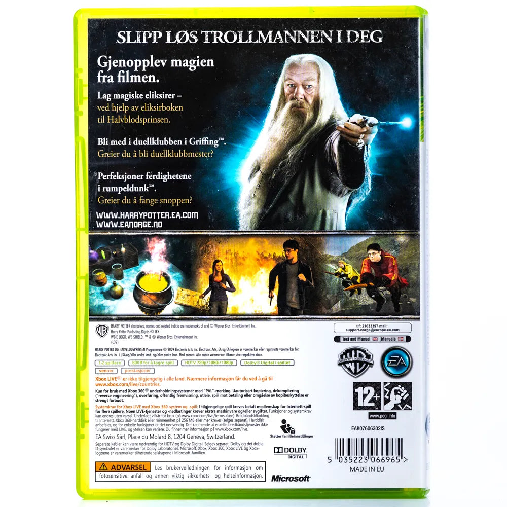 Harry Potter and the Half-Blood Prince - Xbox 360 spill - Retrospillkongen