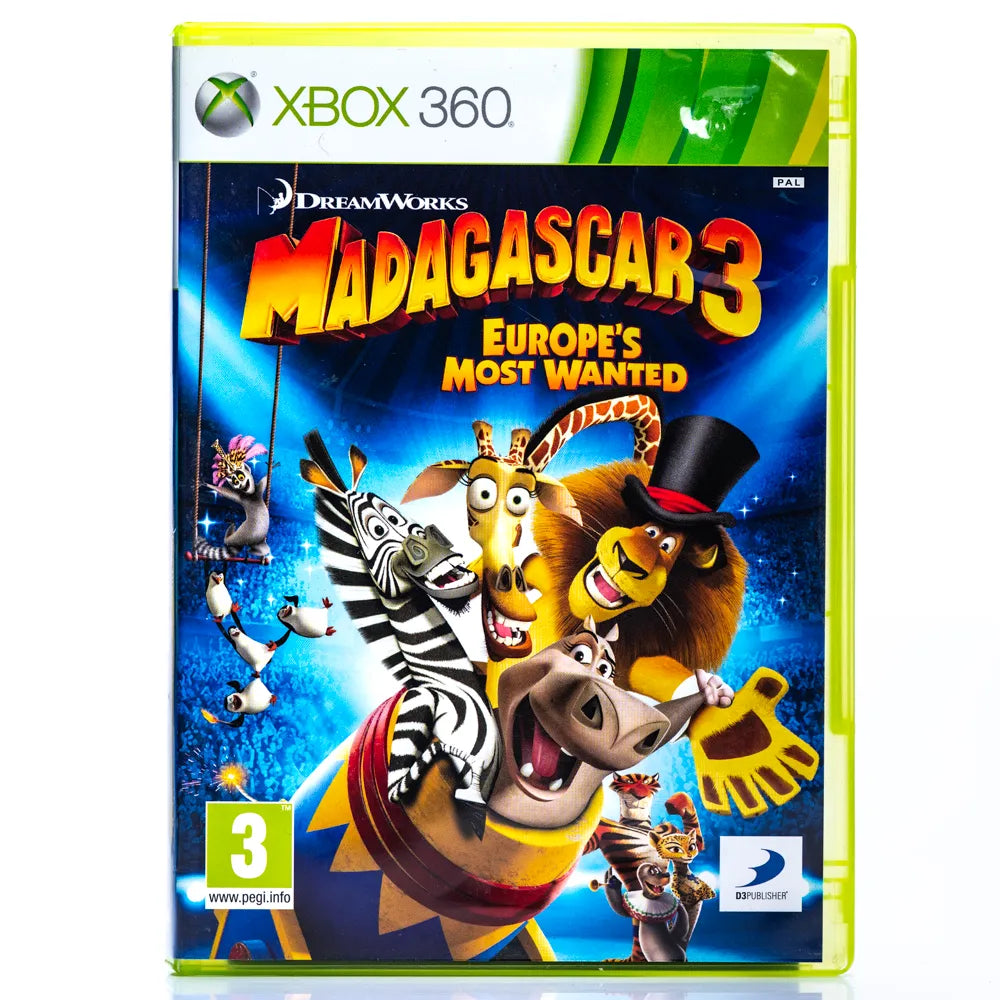 Madagascar 3: Europe's Most Wanted - Xbox 360 spill - Retrospillkongen