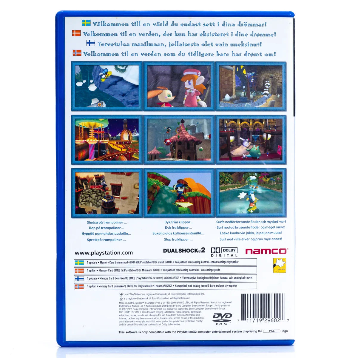Klonoa 2: Lunatea's Veil - PS2 spill - Retrospillkongen