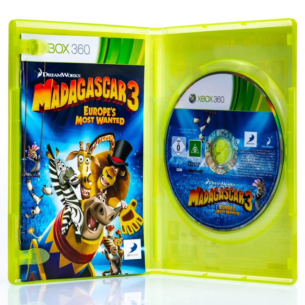 Madagascar 3: Europe's Most Wanted - Xbox 360 spill - Retrospillkongen
