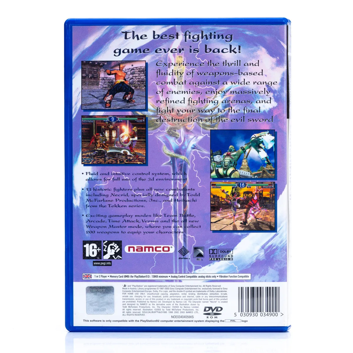 Soul Calibur II - PS2 spill - Retrospillkongen
