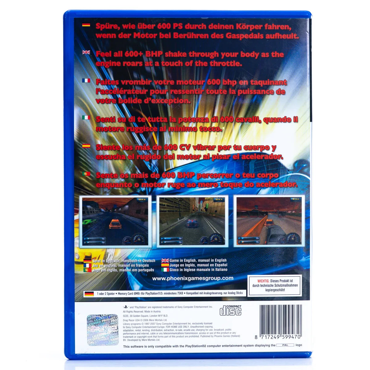 Drag Racer USA - PS2 spill - Retrospillkongen