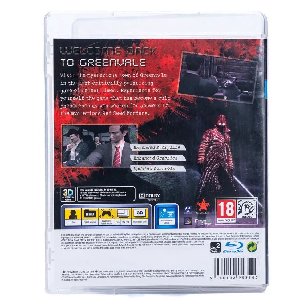 Deadly Premonition: The Director’s Cut - PS3 spill - Retrospillkongen