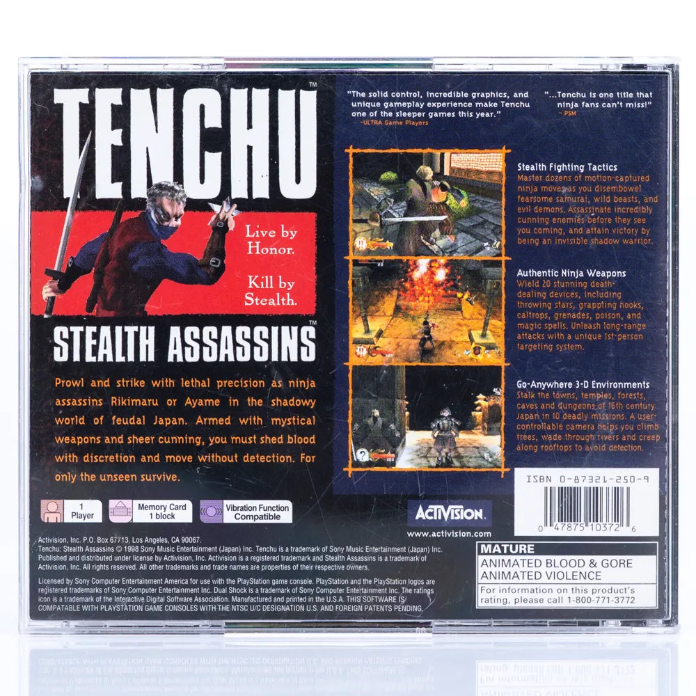 Tenchu: Stealth Assassins - PS1 spill - Retrospillkongen