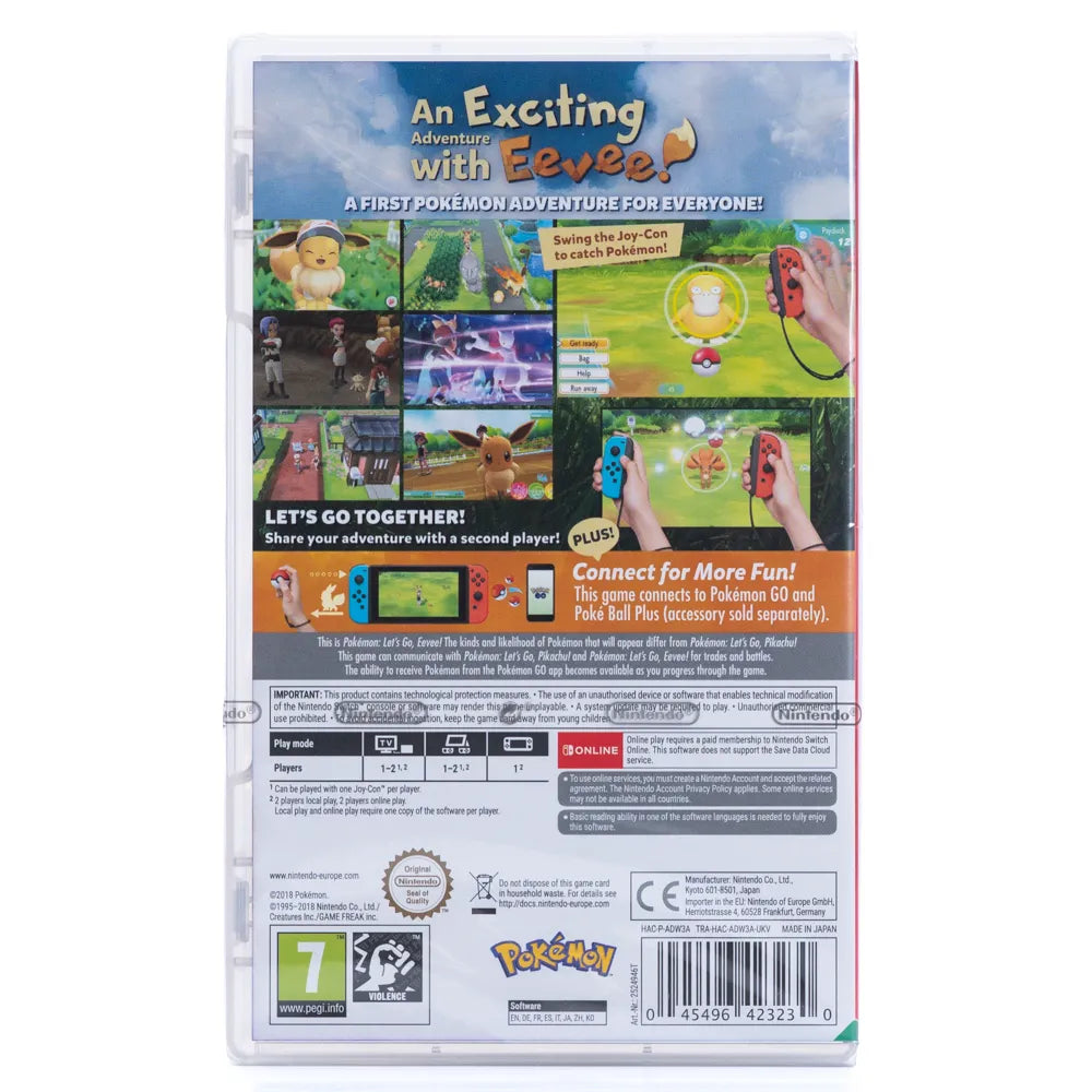 Pokémon: Let's Go, Eevee! - Switch spill (Forseglet) - Retrospillkongen