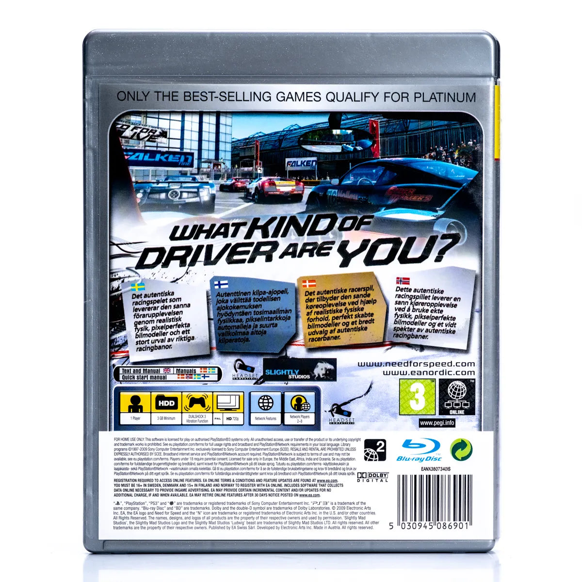 Need for Speed: Shift - PS3 spill - Retrospillkongen